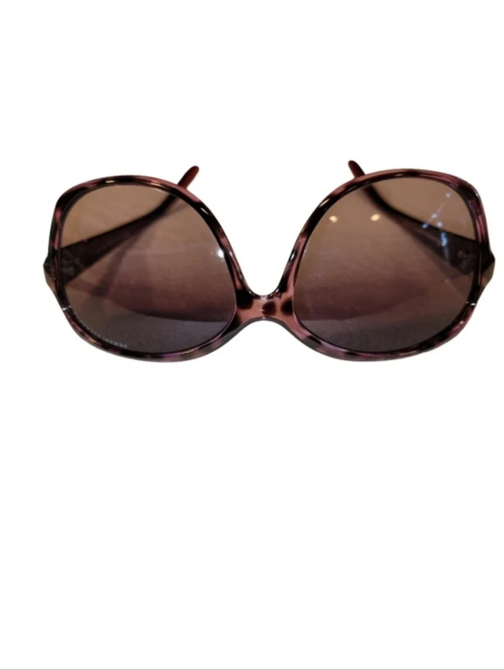 Y2K Armani Exchange A/X Oversize Square Sunglasses A/X 249/S Rose Pink Tortoise